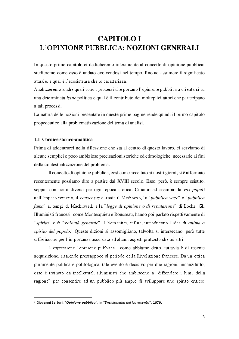 Anteprima della tesi: Opinione Pubblica e Politica Estera: un'analisi dell'orientamento della popolazione albanese in merito all'ingresso nell'Unione Europea, Pagina 4