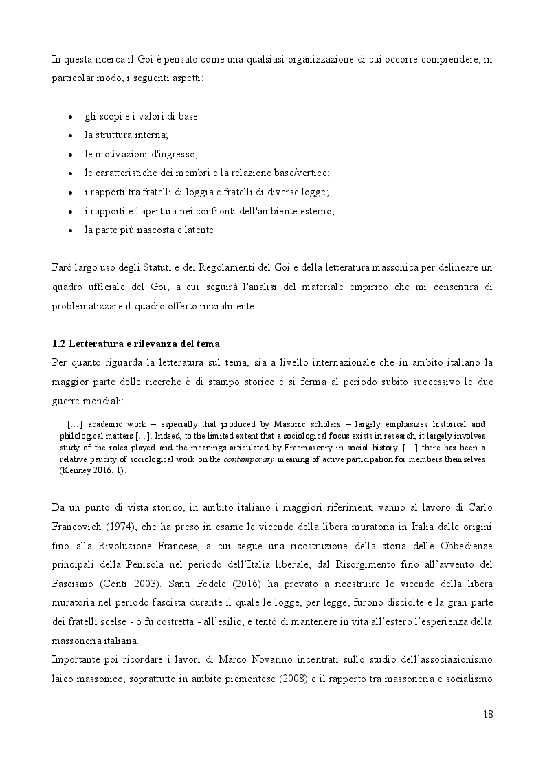 Anteprima della tesi: Dentro la massoneria. Una ricerca sull'Obbedienza del Grande Oriente d'Italia, Pagina 3