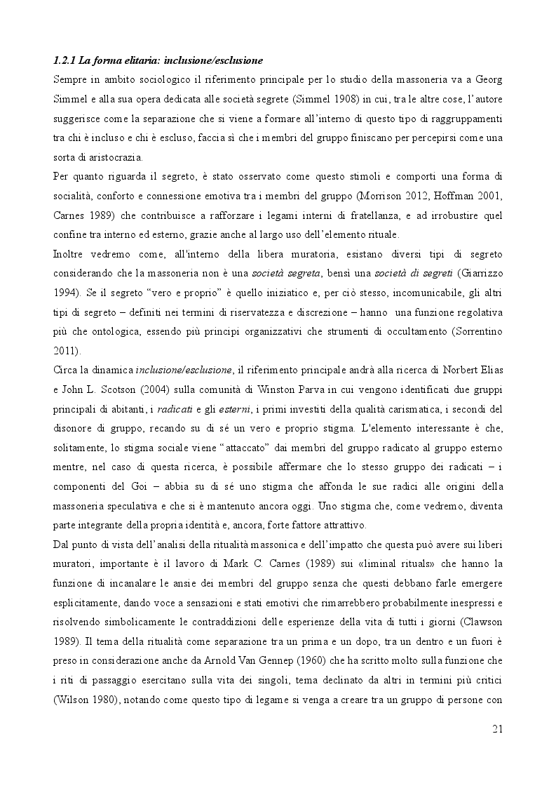 Anteprima della tesi: Dentro la massoneria. Una ricerca sull'Obbedienza del Grande Oriente d'Italia, Pagina 6
