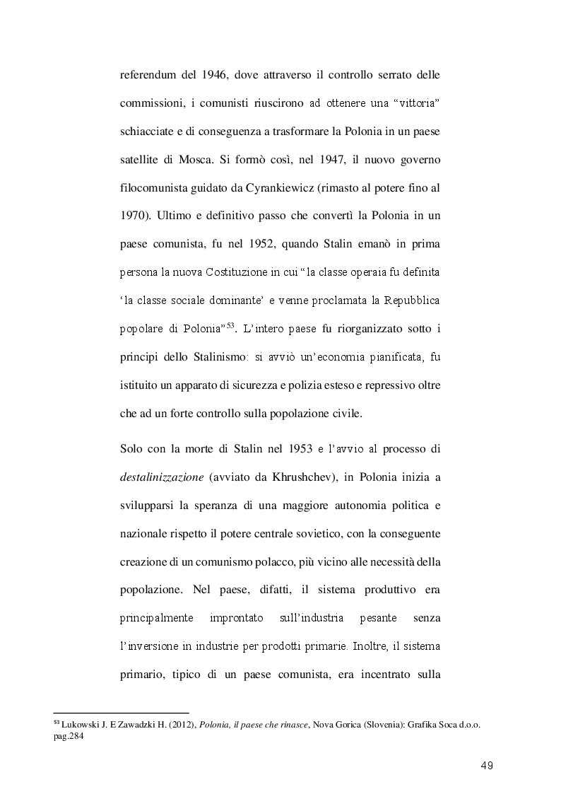 Anteprima della tesi: Transizione democratica in Polonia e Ungheria, Pagina 12