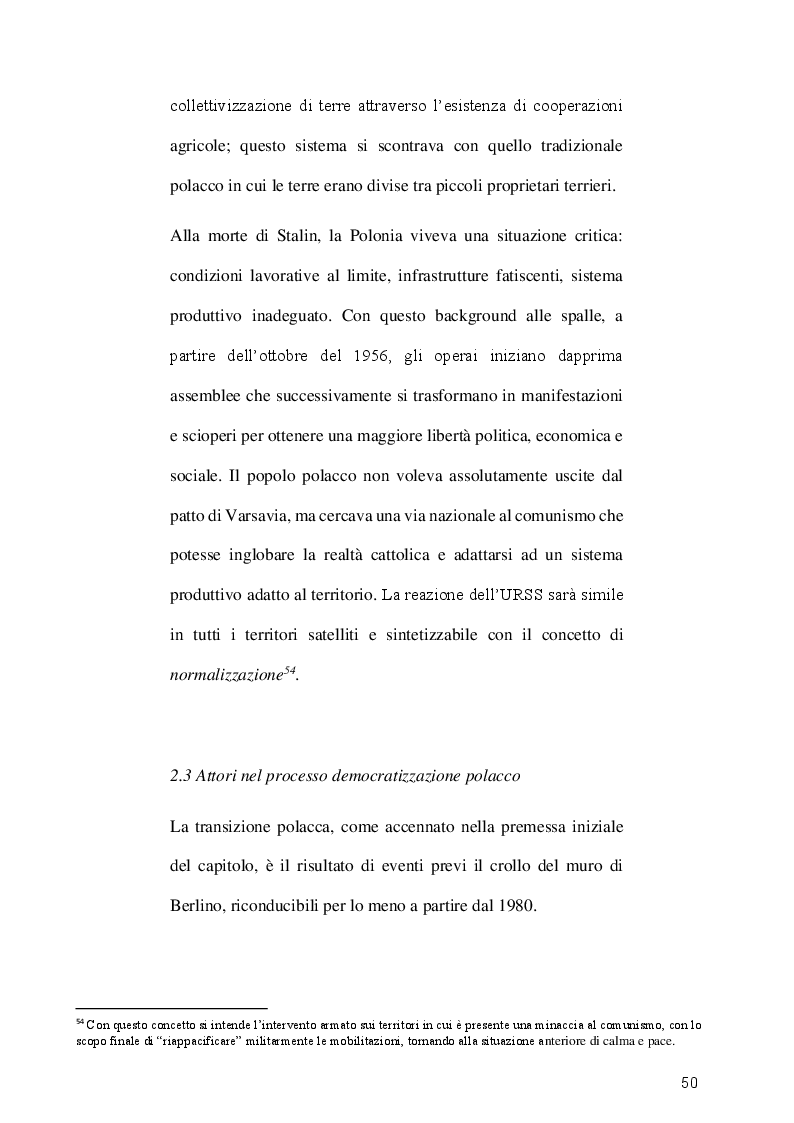Anteprima della tesi: Transizione democratica in Polonia e Ungheria, Pagina 13