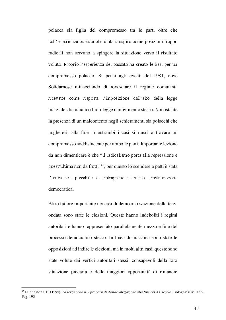Anteprima della tesi: Transizione democratica in Polonia e Ungheria, Pagina 5