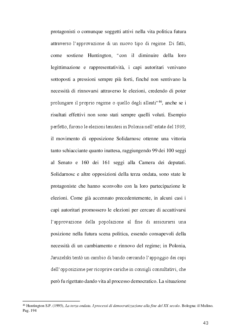Anteprima della tesi: Transizione democratica in Polonia e Ungheria, Pagina 6