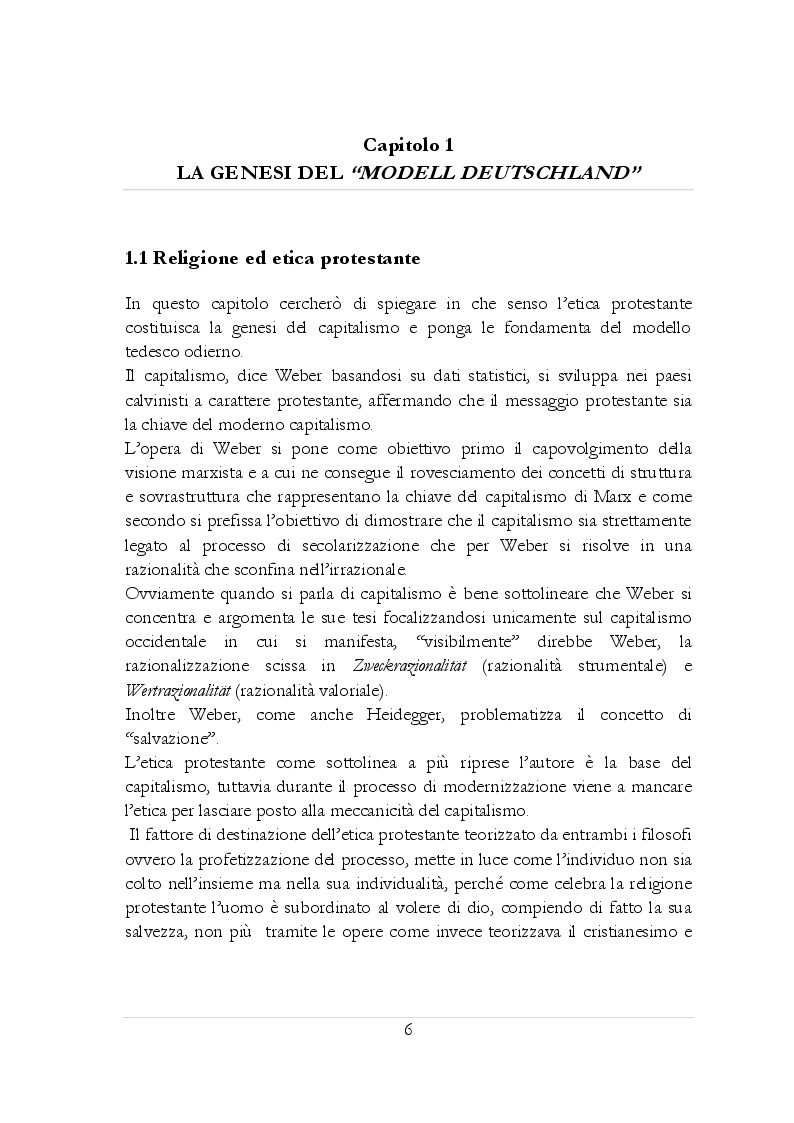 Anteprima della tesi: Modell Deutschland, Pagina 5