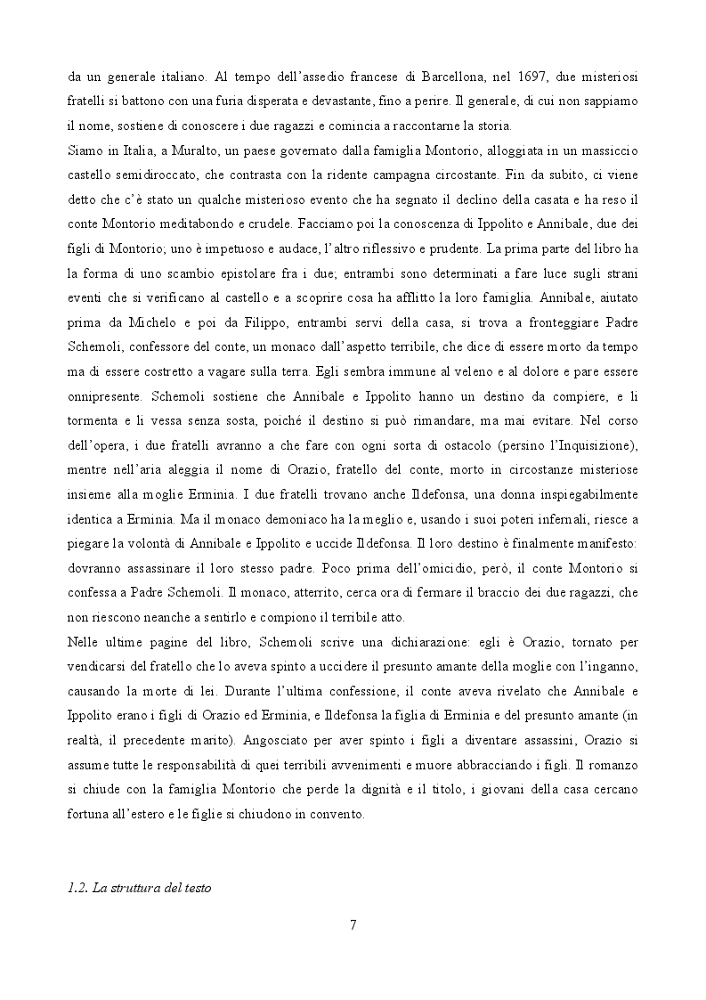 Anteprima della tesi: Lo Sguardo del Viandante. Traduzione e commento di Fatal Revenge di Charles Robert Maturin, Pagina 5