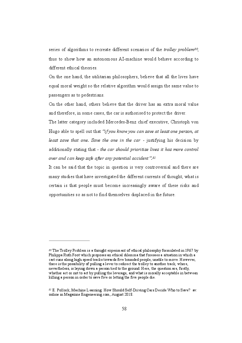Anteprima della tesi: Legal issues of Artificial Intelligence. The Chess Game as a metaphor of the controversial relationship between the Human and the Machine, Pagina 7