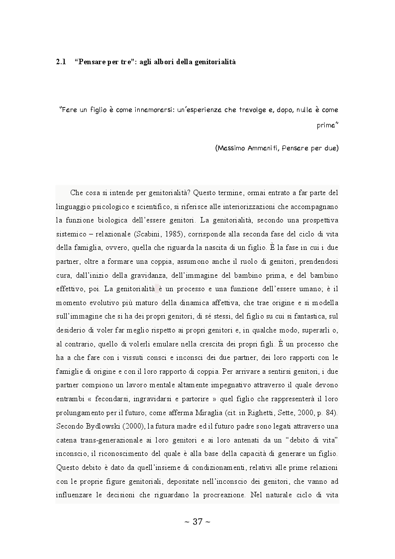 Anteprima della tesi: Non sento il battito... il lutto perinatale e il racconto di sé, Pagina 3