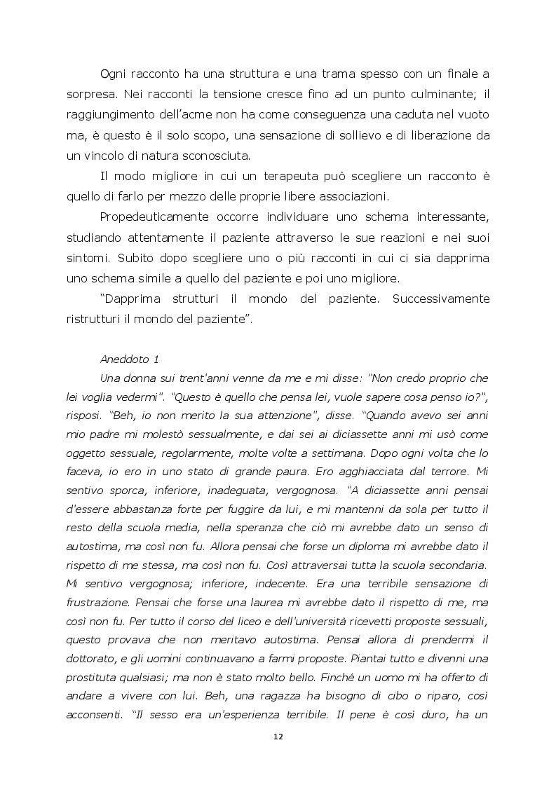 Estratto dalla tesi: Milton H. Erickson - Aneddoti