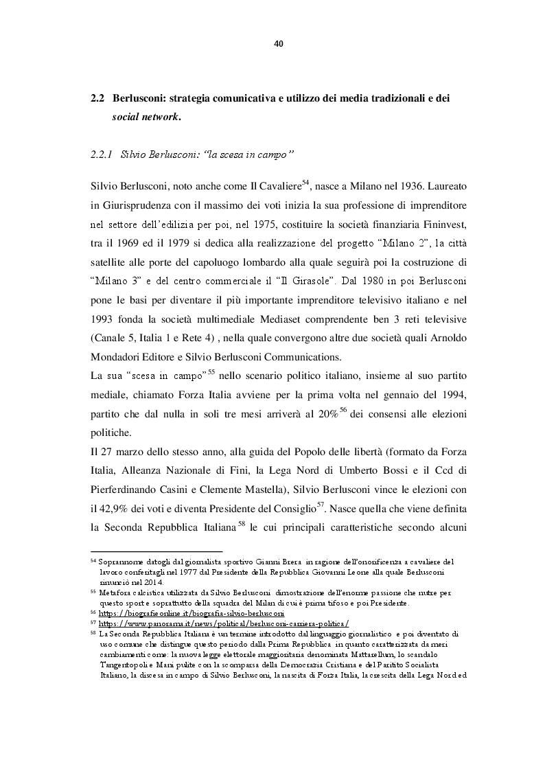 Anteprima della tesi: Comunicazione politica: dalle piazze ai social network nell'Italia post - Tangentopoli, Pagina 7