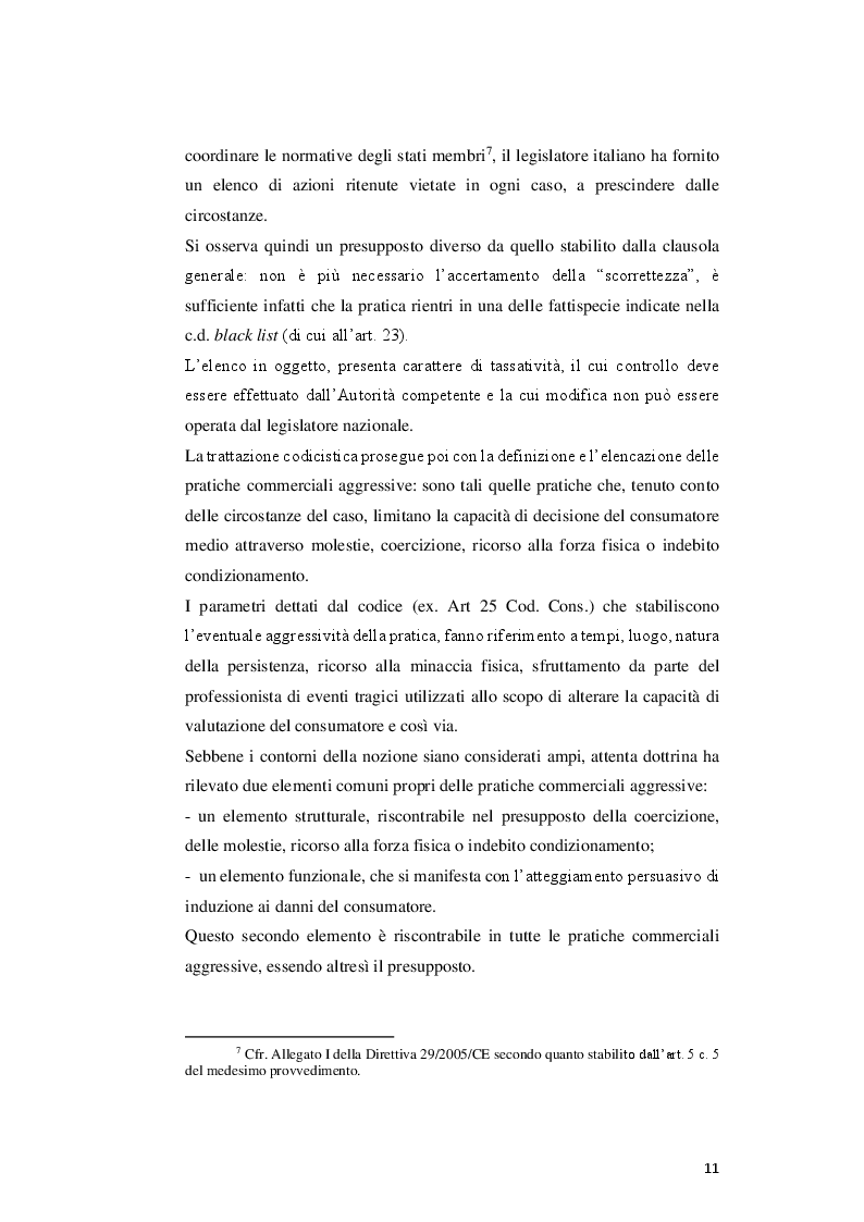 Anteprima della tesi: Le pratiche commerciali scorrette nei settori regolati, Pagina 9