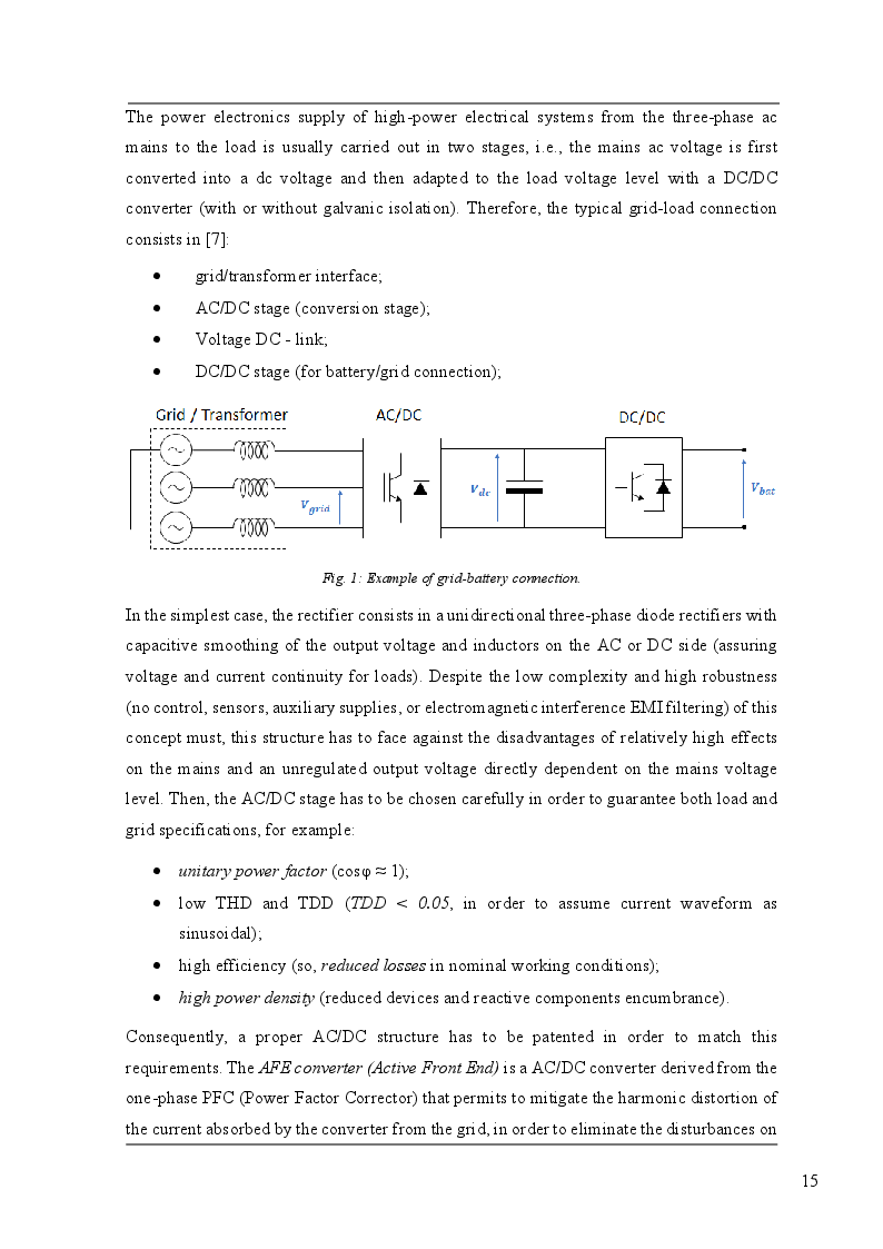 Anteprima della tesi: Modulation techniques for AC/DC converters in ultrafast battery charger applications, Pagina 6