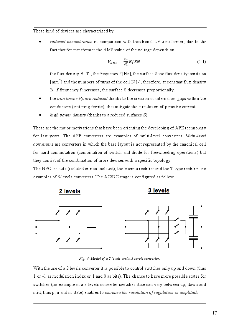 Anteprima della tesi: Modulation techniques for AC/DC converters in ultrafast battery charger applications, Pagina 8