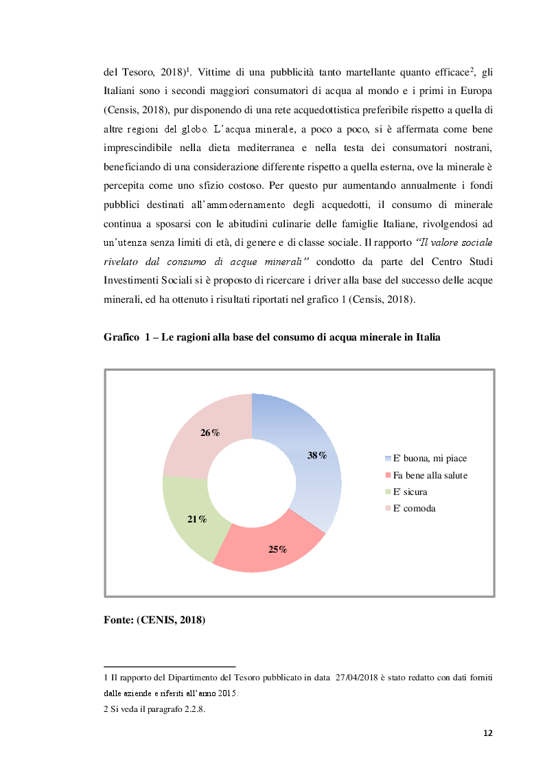 Anteprima della tesi: Le concessioni delle acque minerali: verso la riforma della Legge Regionale Toscana n.38/2004 in materia di canoni concessori e incentivi per i concessionari, Pagina 8
