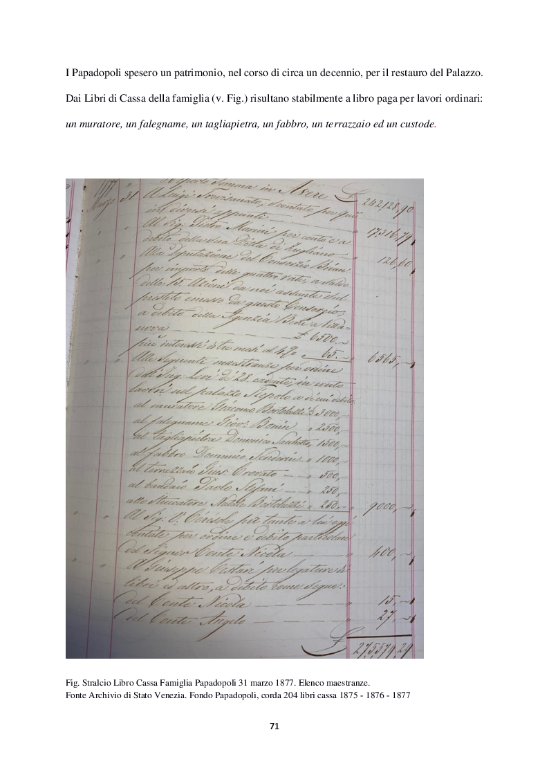 Anteprima della tesi: Palazzo Coccina Tiepolo Papadopoli e il pittore Cesare Rotta, Pagina 10