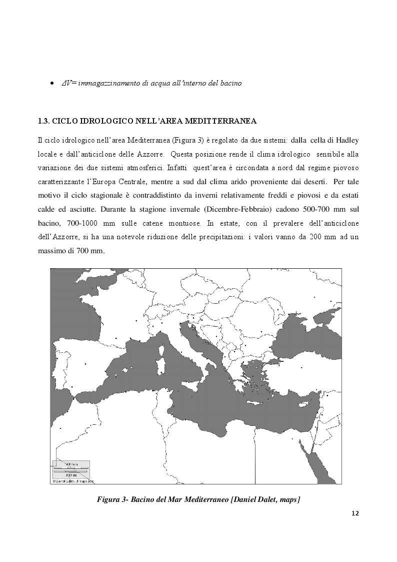Anteprima della tesi: Calibrazione e validazione del modello Cathy in un bacino idrologico dell'Italia meridionale, Pagina 9