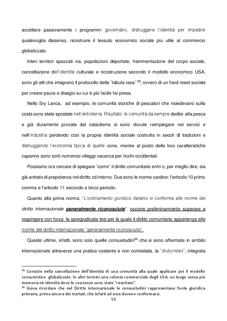 Anteprima della tesi: Illegittimità costituzionale dei Trattati Europei e profili di responsabilità penale, Pagina 7