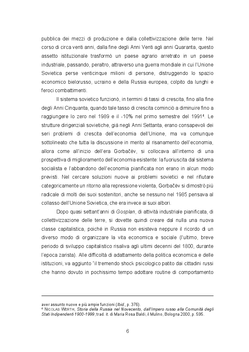 Anteprima della tesi: Modelli societari a confronto: la costituzione e l'organizzazione interna della S.R.L. e della O.O.O., Pagina 7