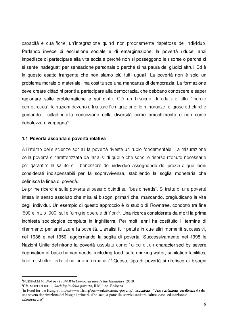 Anteprima della tesi: Il ruolo degli Assistenti Sociali nel SIA e REI: una ricerca sul campo in Calabria, Pagina 6