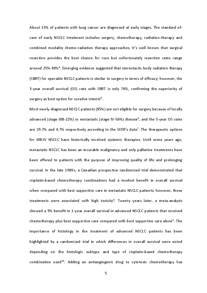 Anteprima della tesi: Correlation between PD-1 and PD-L1 expression profile, NLR, LDH and Objective Response Rate, PFS and OS in advanced NSCLC after immunotherapy, Pagina 3