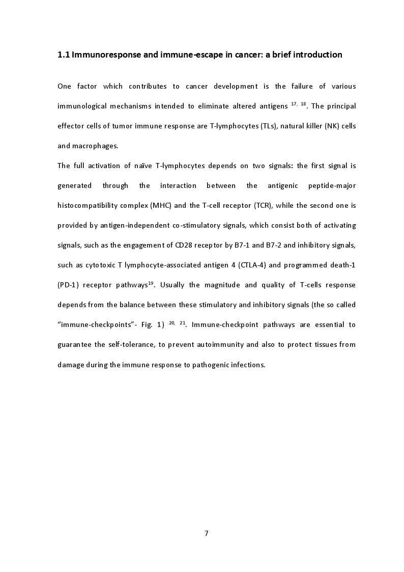 Anteprima della tesi: Correlation between PD-1 and PD-L1 expression profile, NLR, LDH and Objective Response Rate, PFS and OS in advanced NSCLC after immunotherapy, Pagina 5