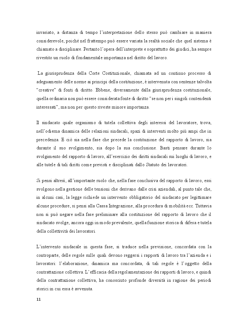 Estratto dalla tesi: Il CCNL per i dipendenti negli studi professionali