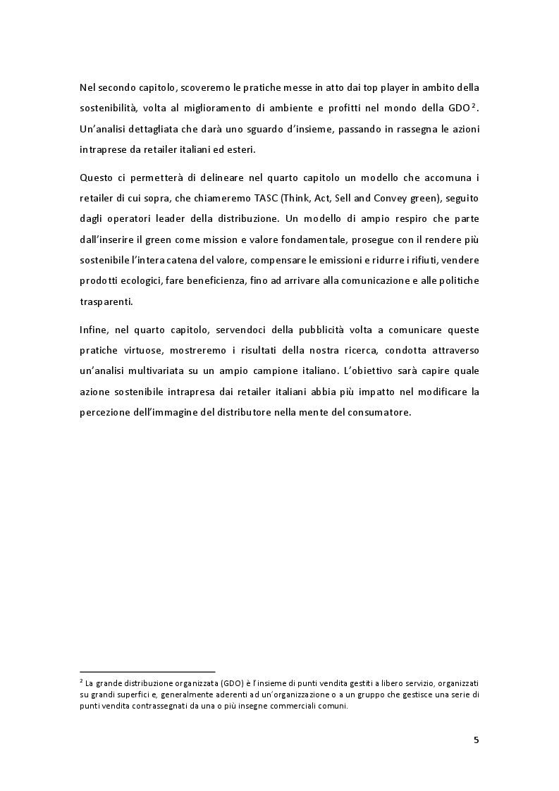 Anteprima della tesi: Greentailing e impatto della green advertising sulla percezione del consumatore, Pagina 6