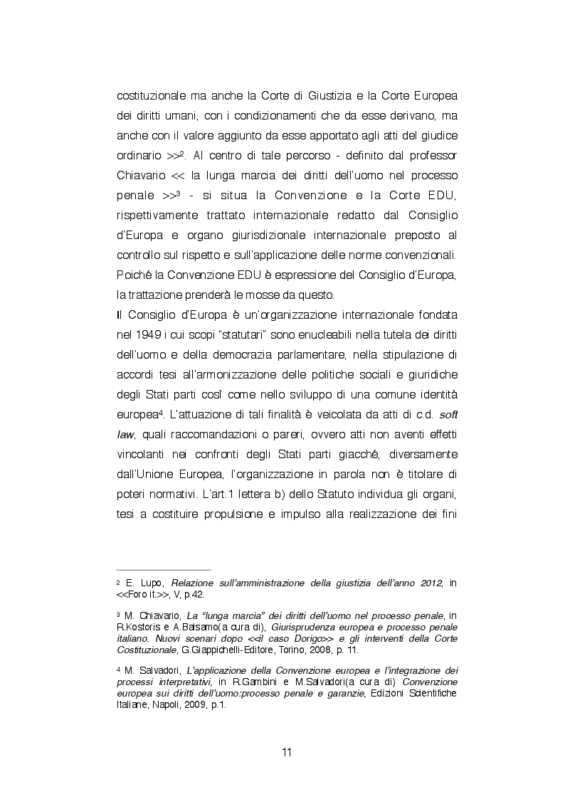 Anteprima della tesi: Giudicato penale ed obblighi conformativi: la c.d. revisione europea, Pagina 7