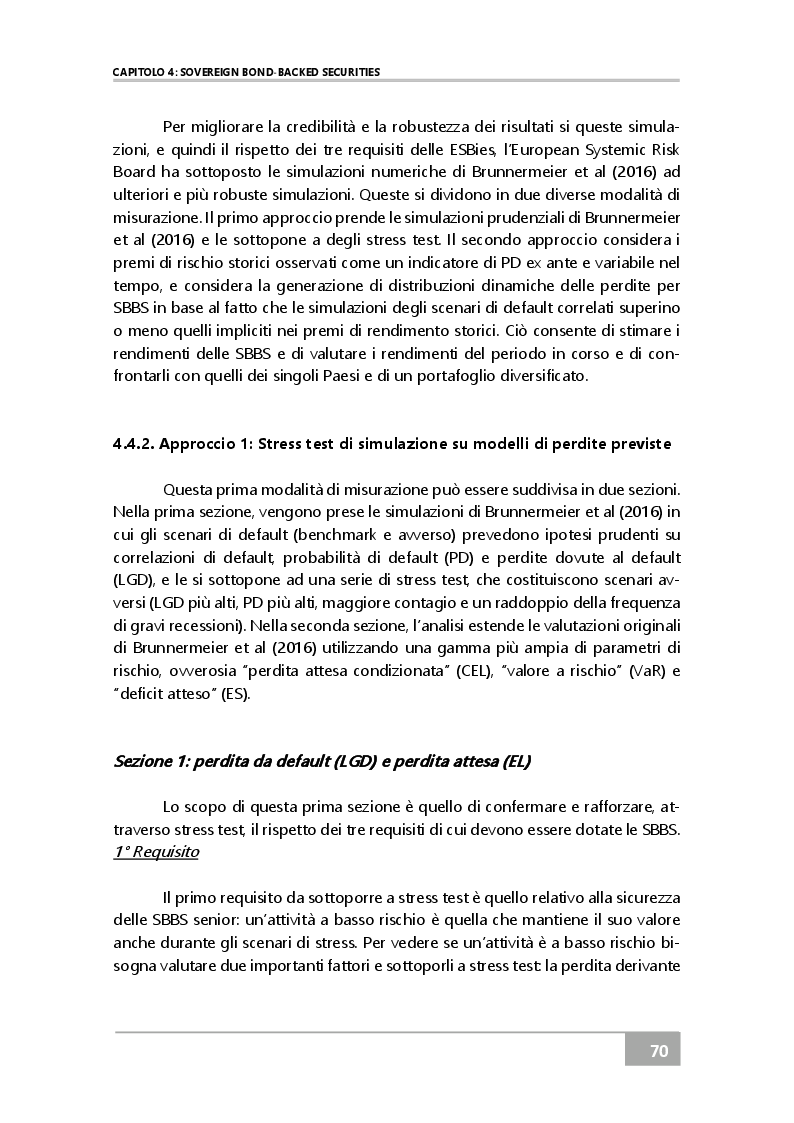 Anteprima della tesi: EUROBOND: la condivisione dei debiti sovrani europei come possibile soluzione al problema strutturale del debito pubblico italiano? Le recenti proposte della BCE, Pagina 4