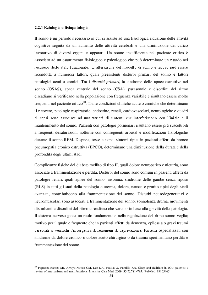 Anteprima della tesi: Qualità del sonno in Terapia Intensiva: indagine trasversale sulla percezione dei pazienti, Pagina 3