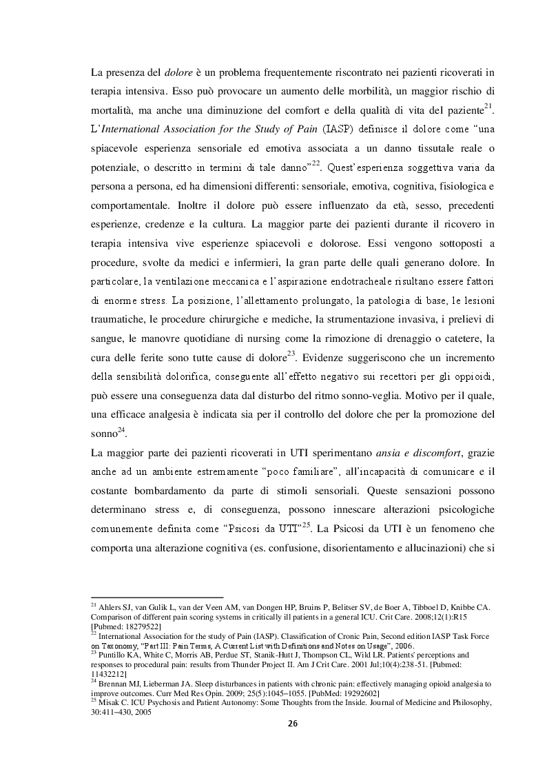 Anteprima della tesi: Qualità del sonno in Terapia Intensiva: indagine trasversale sulla percezione dei pazienti, Pagina 4