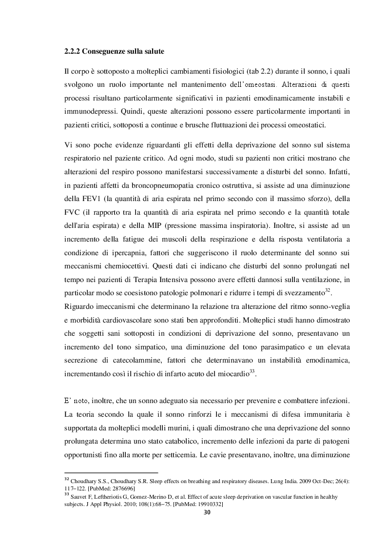 Anteprima della tesi: Qualità del sonno in Terapia Intensiva: indagine trasversale sulla percezione dei pazienti, Pagina 8