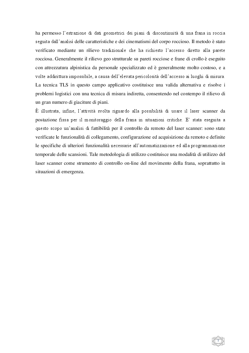 Anteprima della tesi: Il controllo cinematico dei movimenti franosi - Landslides monitoring, Pagina 3