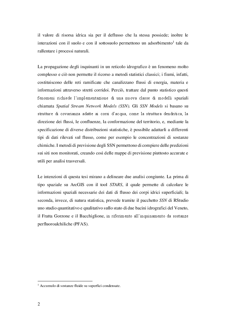 Anteprima della tesi: Analisi statistico spaziale dell'inquinamento idrico da sostanze perfluoroalchiliche PFAS nella Regione Veneto, Pagina 3