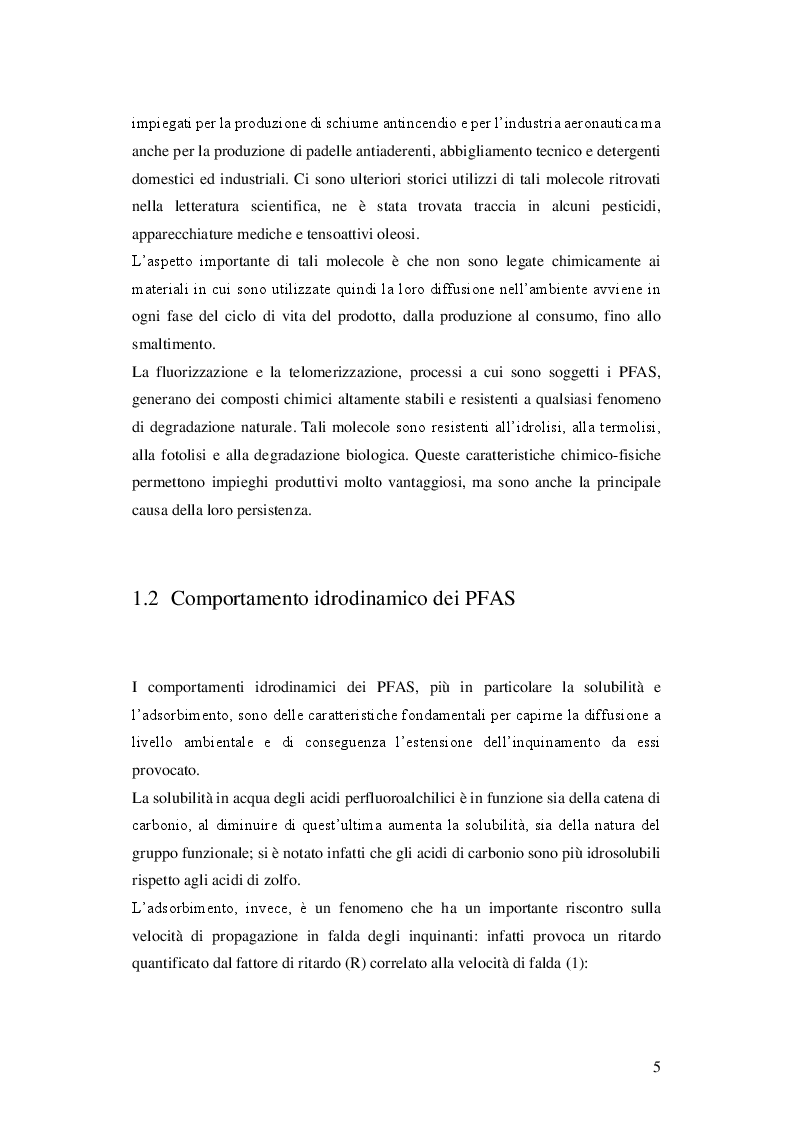 Anteprima della tesi: Analisi statistico spaziale dell'inquinamento idrico da sostanze perfluoroalchiliche PFAS nella Regione Veneto, Pagina 6