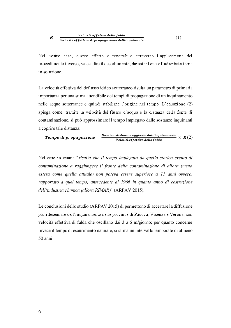Anteprima della tesi: Analisi statistico spaziale dell'inquinamento idrico da sostanze perfluoroalchiliche PFAS nella Regione Veneto, Pagina 7