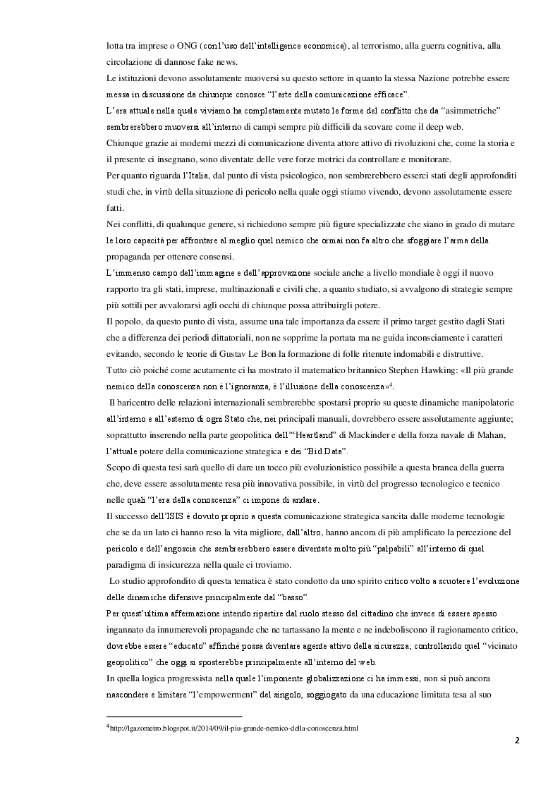 Anteprima della tesi: Le operazioni psyops: l’arte del persuadere, alterare e influenzare, Pagina 3