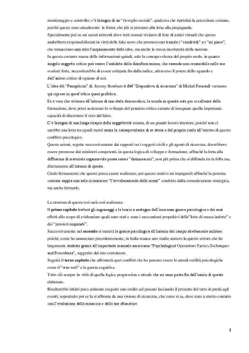 Anteprima della tesi: Le operazioni psyops: l’arte del persuadere, alterare e influenzare, Pagina 4