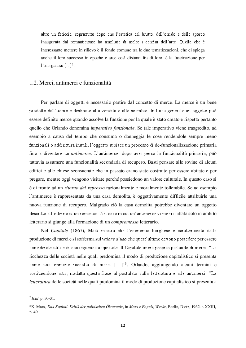 Anteprima della tesi: ''La chiave dell'esistenza'' Analisi critica degli oggetti ne La nausée di Sartre, Pagina 4