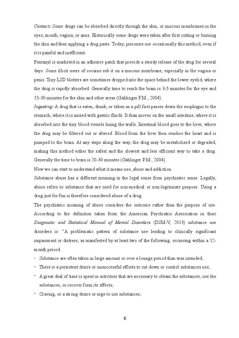 Anteprima della tesi: Drug Consumption Room: Different Harm Reduction Approach An Overview Between Holland And Italy, Pagina 5