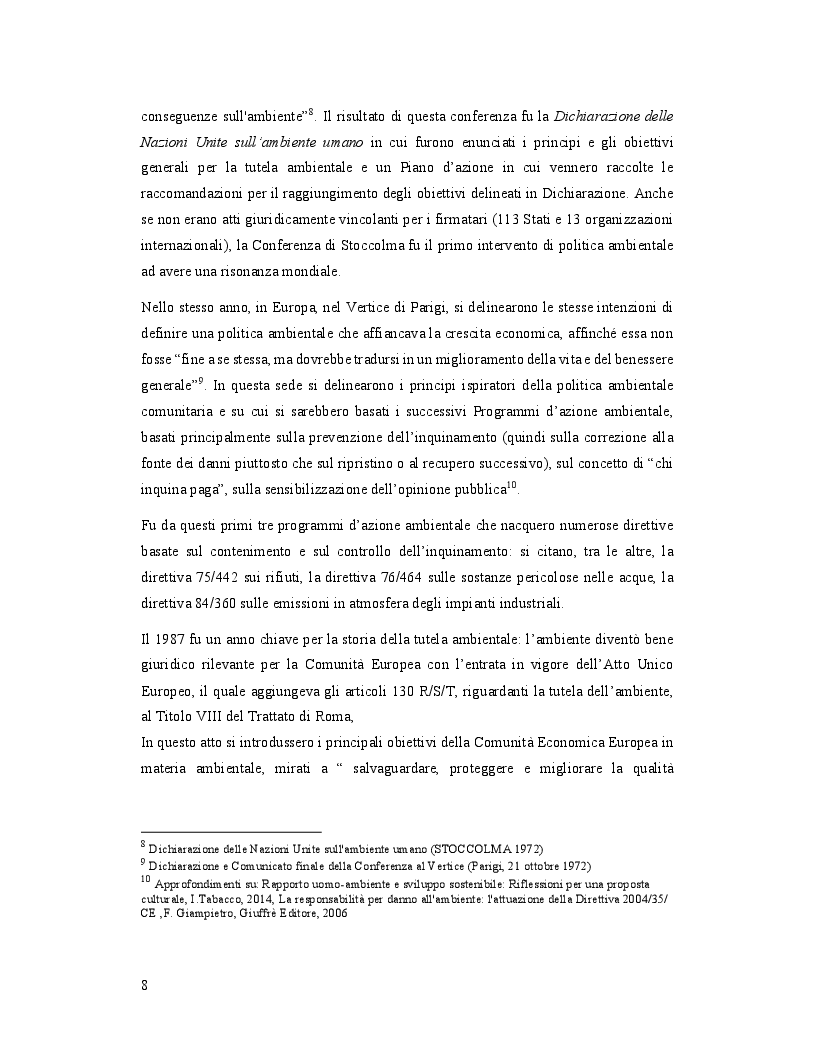 Anteprima della tesi: Tutela dell’ambiente e strumenti tributari per la gestione ottimale di rifiuti e imballaggi, Pagina 6