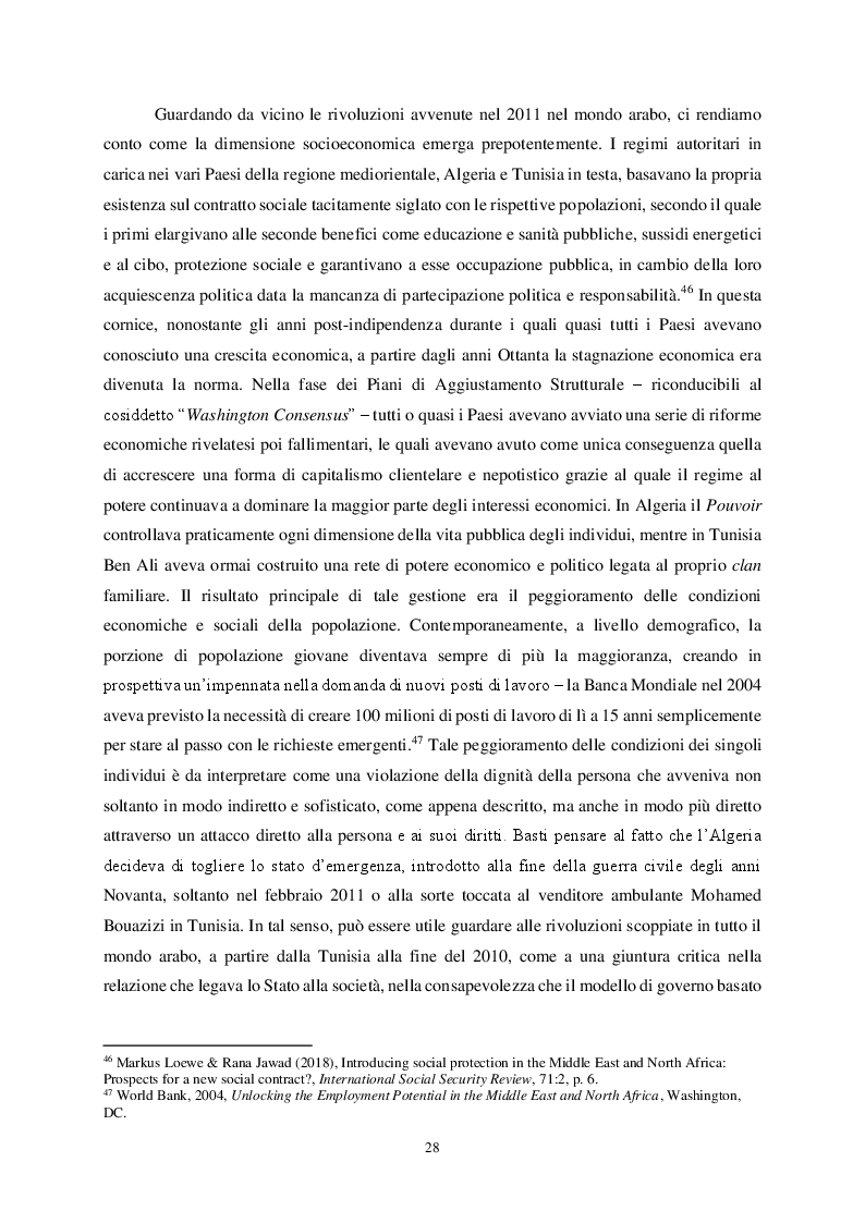 Anteprima della tesi: Differenti traiettorie, medesimo risultato. Gli accordi commerciali e il “more for more” nelle relazioni Centro-Periferia tra UE e Vicinato meridionale. I casi studio di Algeria e Tunisia, Pagina 5