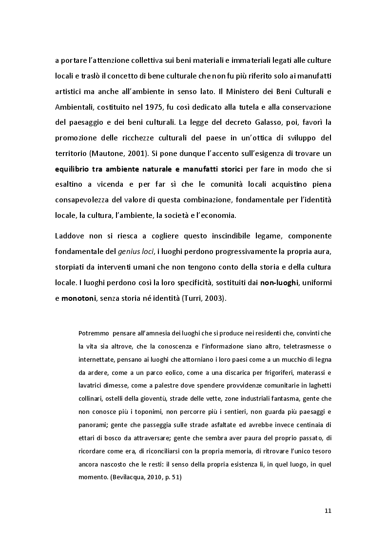 Estratto dalla tesi: Heritage Storytelling – Narrare il patrimonio per coinvolgere le comunità e risvegliare i genii loci della penisola italiana