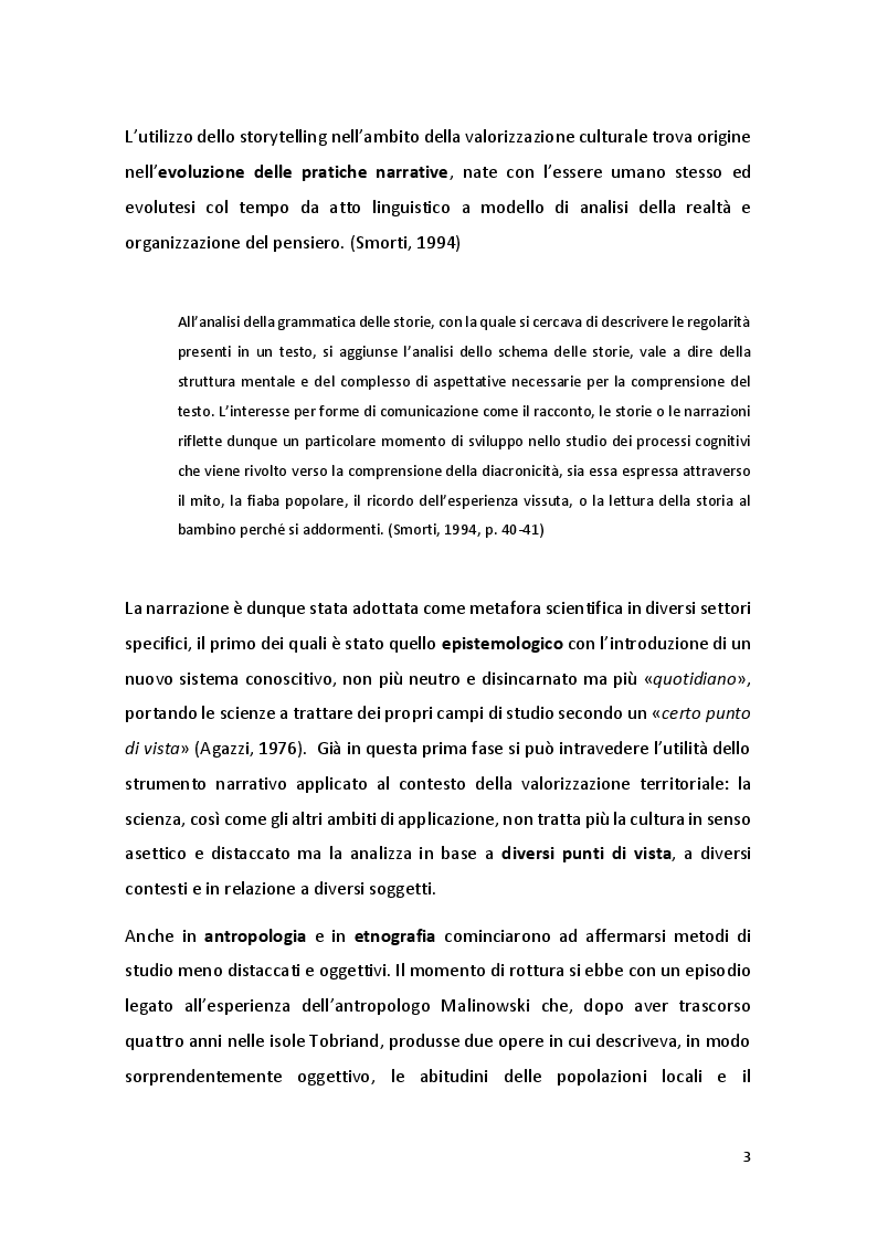 Anteprima della tesi: Heritage Storytelling – Narrare il patrimonio per coinvolgere le comunità e risvegliare i genii loci della penisola italiana, Pagina 4