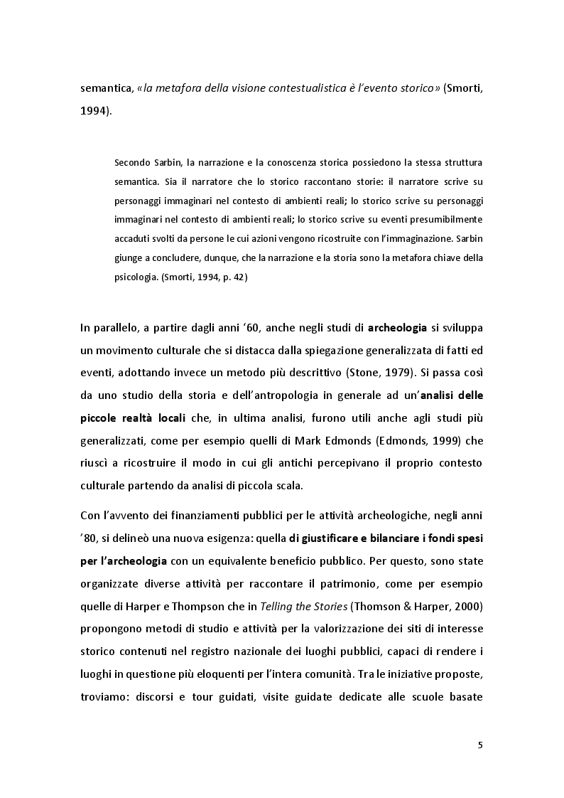 Anteprima della tesi: Heritage Storytelling – Narrare il patrimonio per coinvolgere le comunità e risvegliare i genii loci della penisola italiana, Pagina 6
