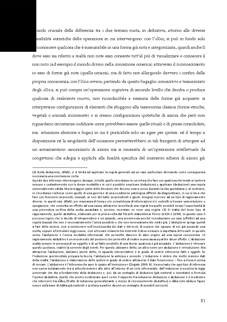 Anteprima della tesi: Semantica di eidos e idea dai poemi omerici al Corpus Hippocraticum. Sulle tracce di un progressivo addensamento epistemologico, Pagina 6