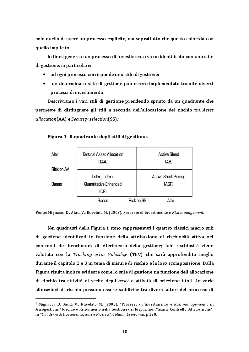 Anteprima della tesi: Tecniche di valutazione, scomposizione, attribuzione e allocazione del rischio nel processo di investimento, Pagina 6