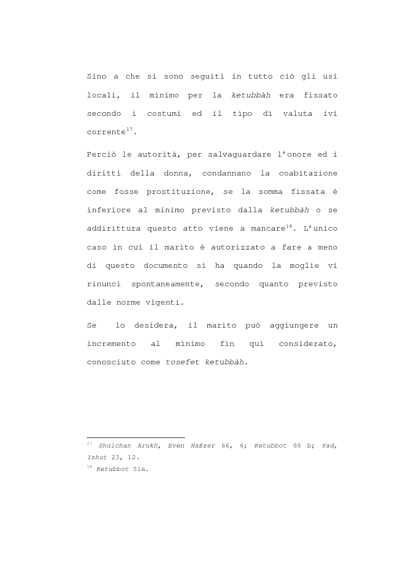 Anteprima della tesi: Il matrimonio nel diritto ebraico, Pagina 14