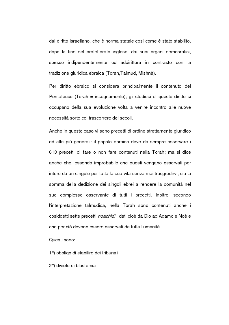 Anteprima della tesi: Il matrimonio nel diritto ebraico, Pagina 3
