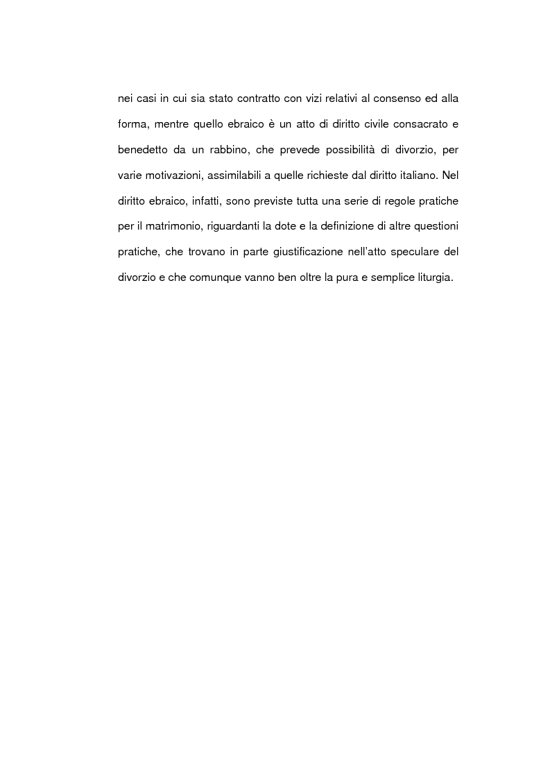 Anteprima della tesi: Il matrimonio nel diritto ebraico, Pagina 6