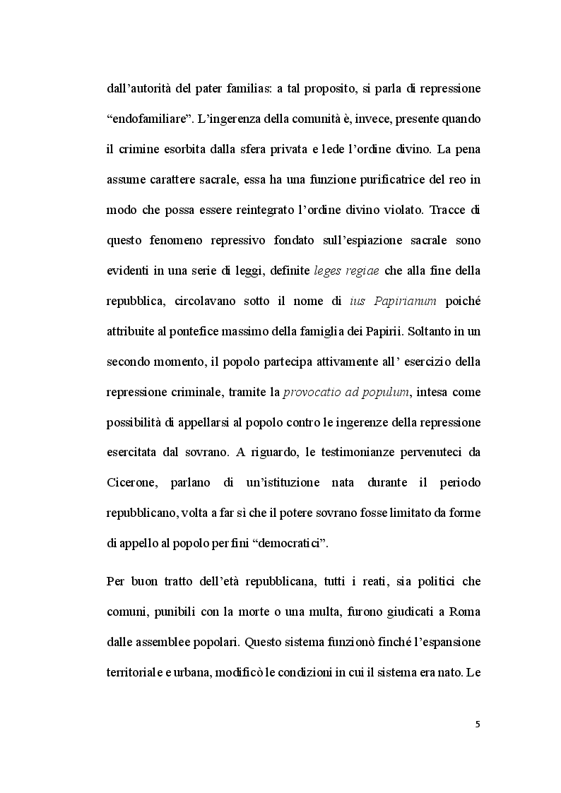 Anteprima della tesi: La repressione criminale: dalla vendetta privata alla persecuzione pubblica, Pagina 3